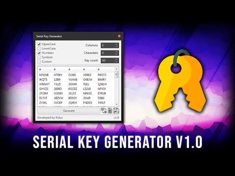 serial key generator crack